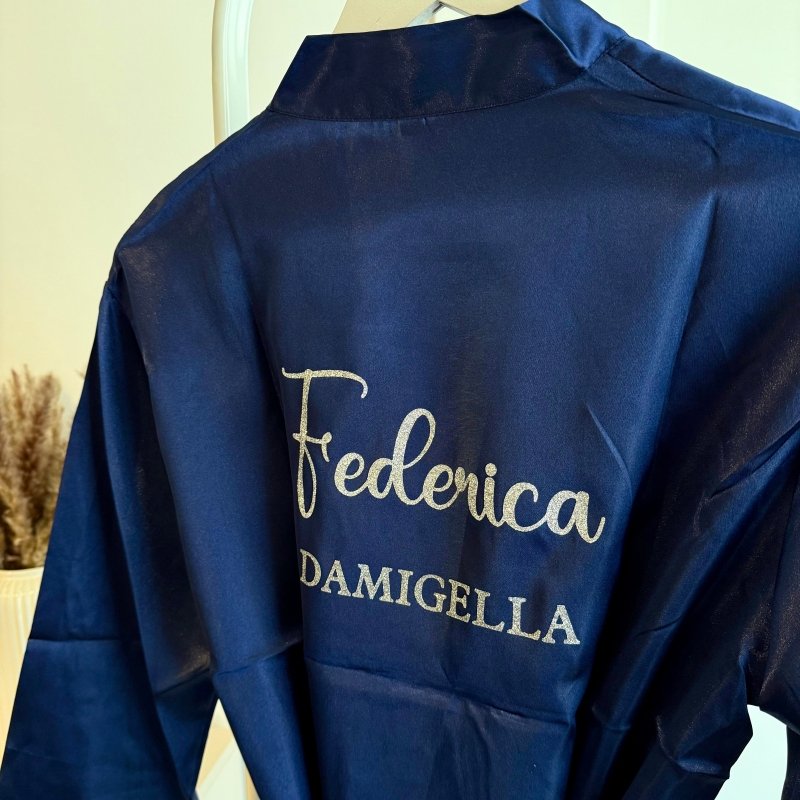 Vestaglia Personalizzata Per Damigella e Testimoni - Wonderland